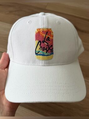 La Croix Seltzer Water White Baseball Cap